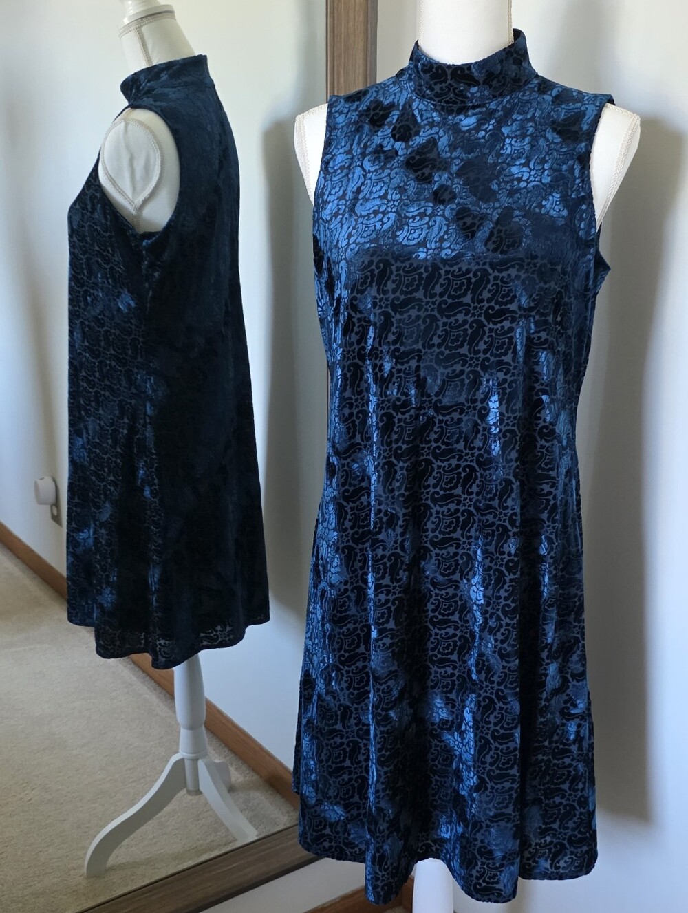 Chico's Velvet Burnout Dress